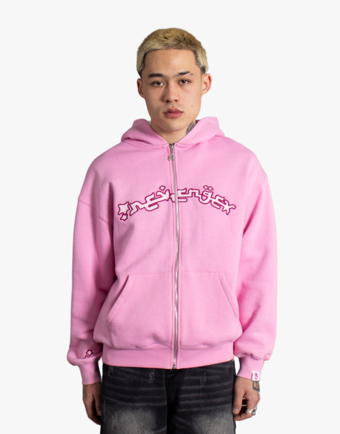 SWEAT ZIP BEIGE + SWEAT ZIP ROSE