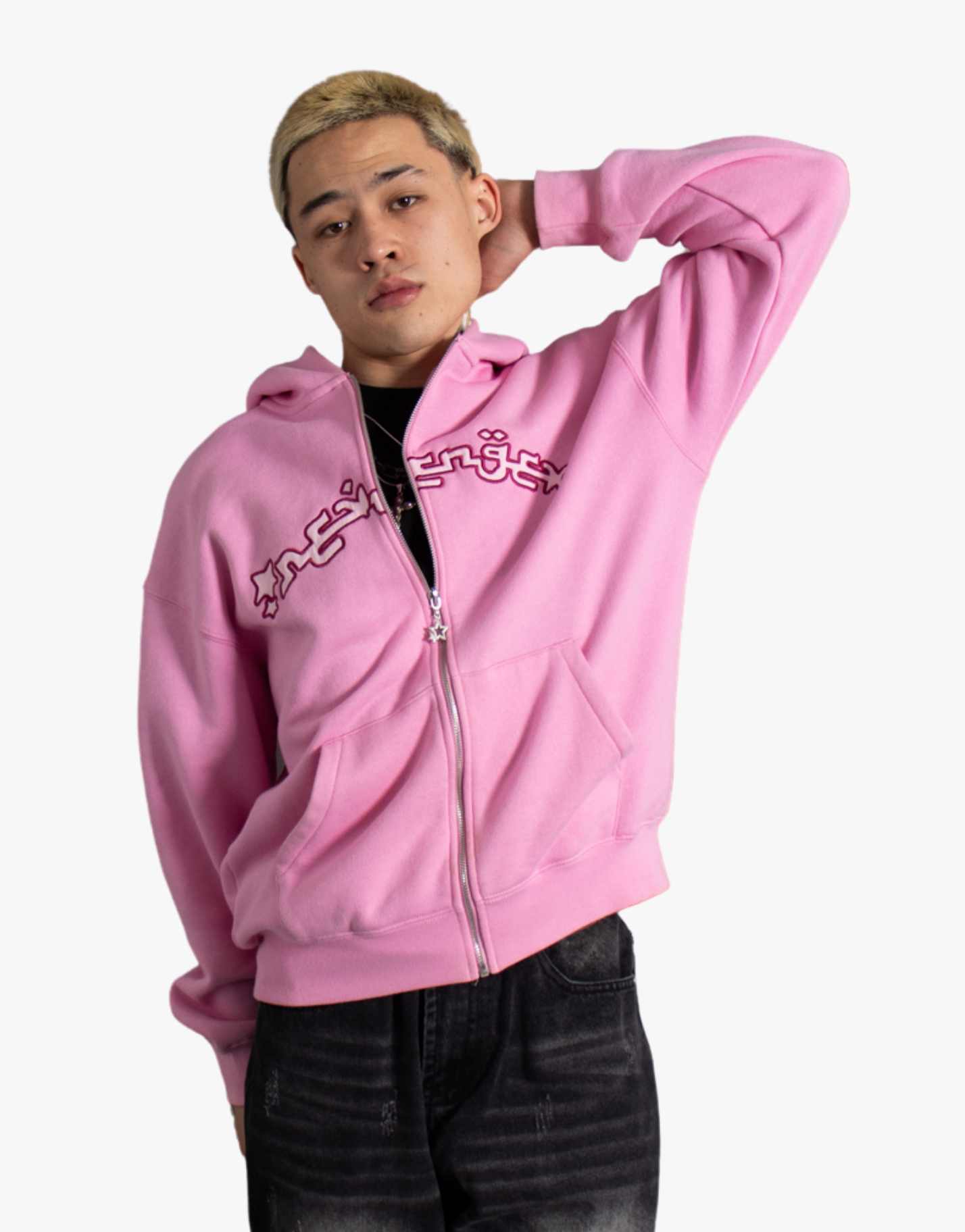 SWEAT ZIP BEIGE + SWEAT ZIP ROSE