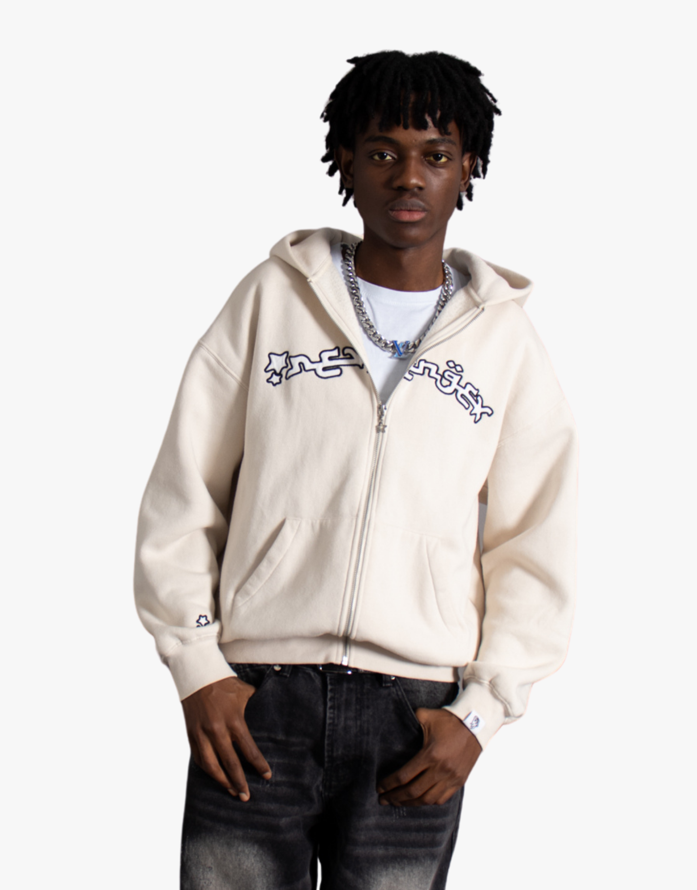 SWEAT ZIP BEIGE + SWEAT ZIP ROSE