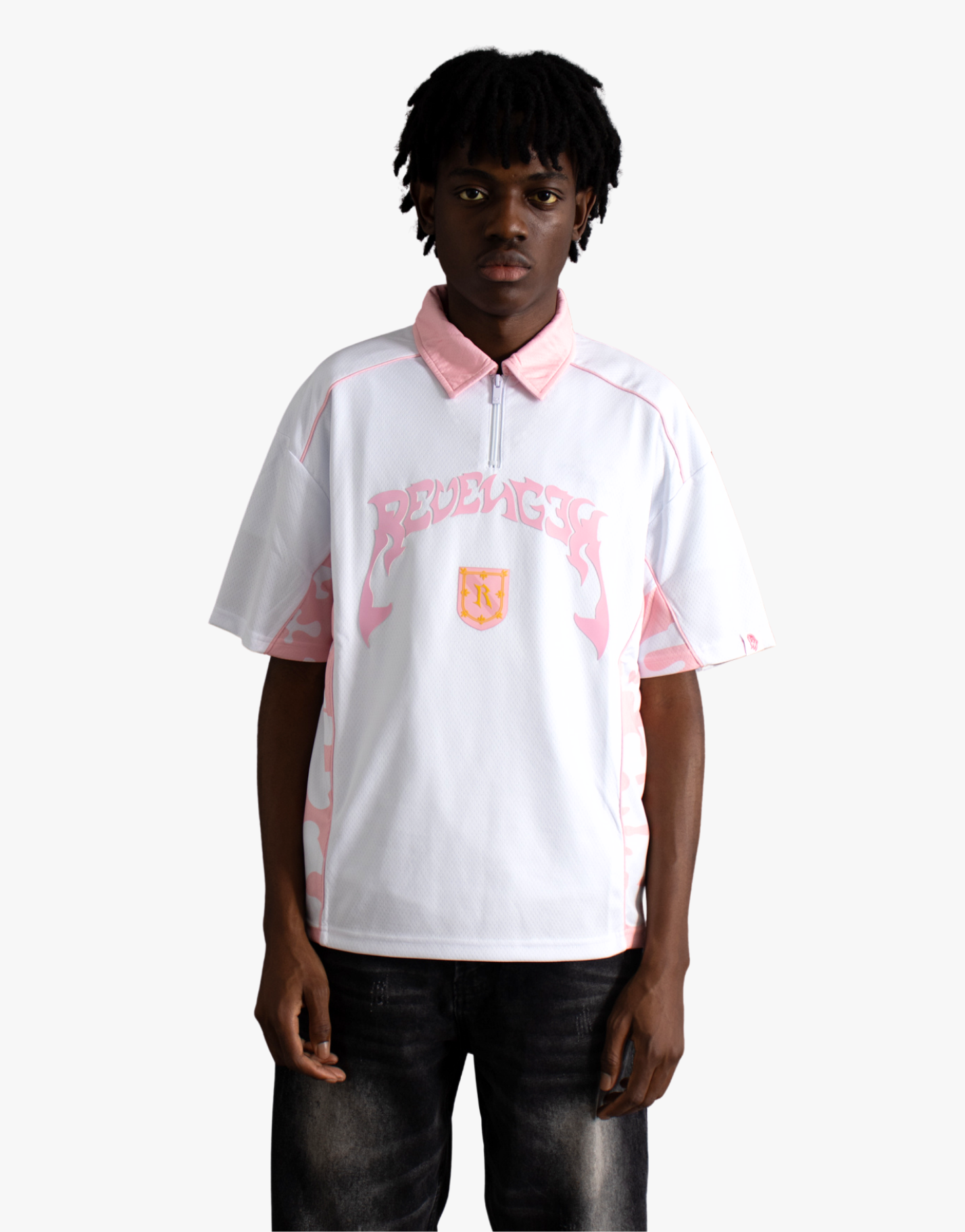 POLO PATCHWORK VERT + POLO EN MAILLE ROSE
