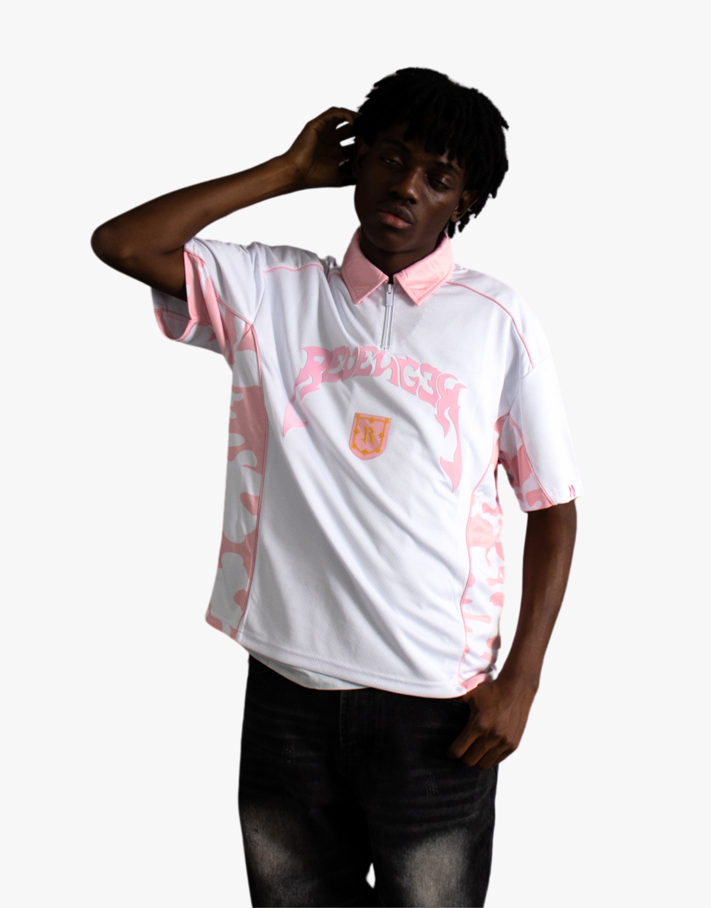 POLO PATCHWORK VERT + POLO EN MAILLE ROSE
