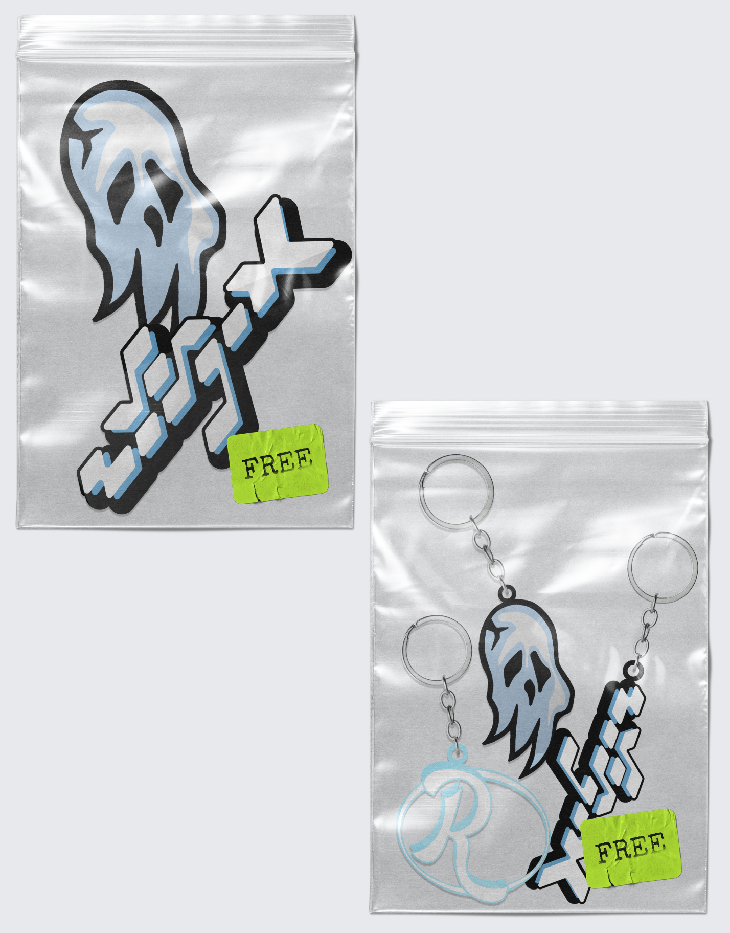 Porte clés & Stickers x1