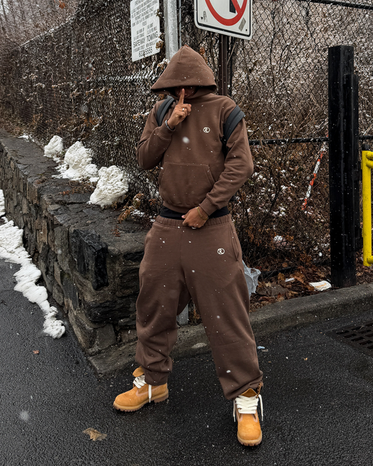TENUE HOODIE + BAGGY JOGGER MOCHA