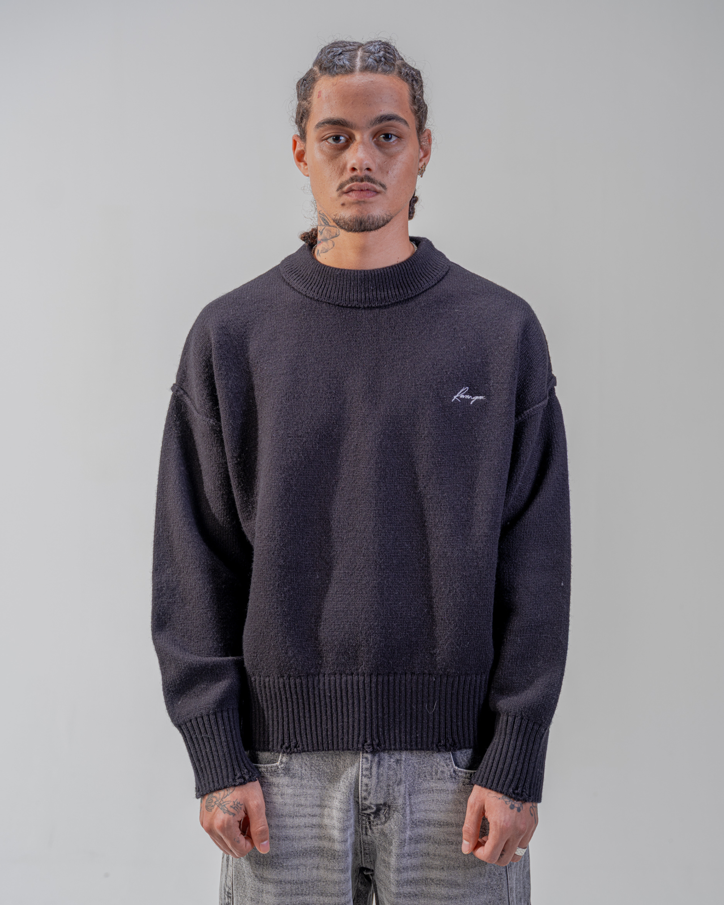 STRICKPULLOVER [SCHWARZ]