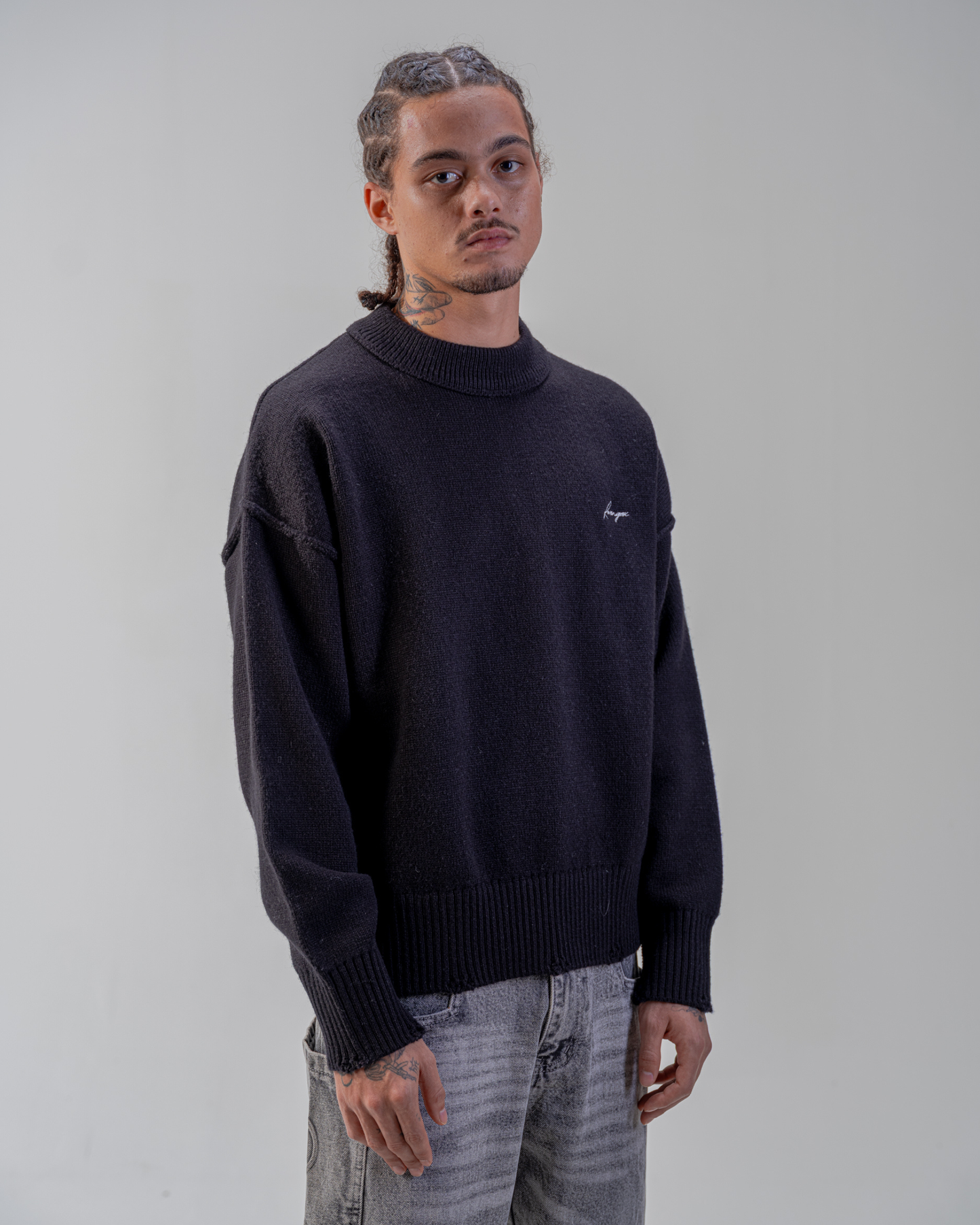 STRICKPULLOVER [SCHWARZ]