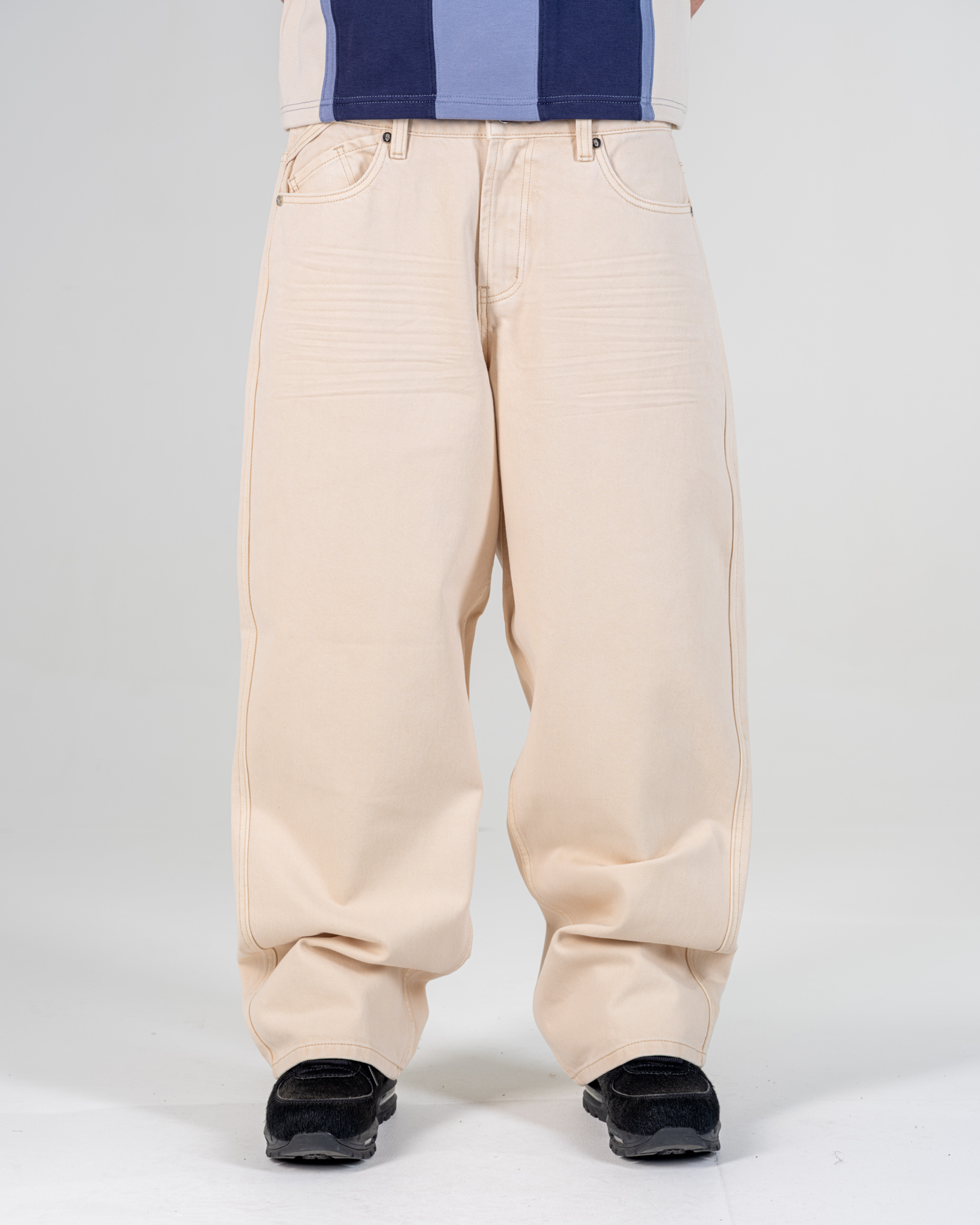 JEANS BAGGY FIT [BEIGE]