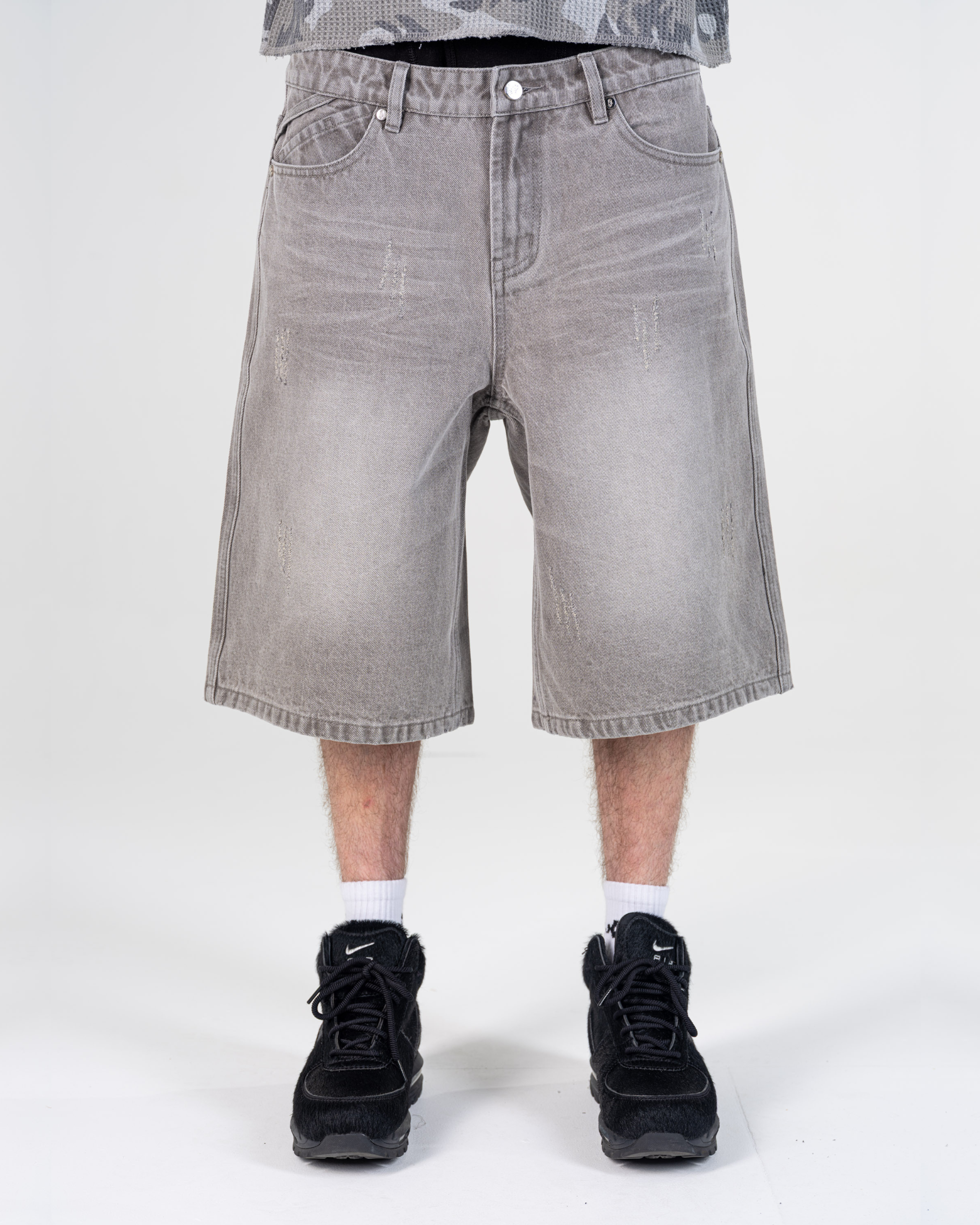 BAGGY JORTS [GREY]