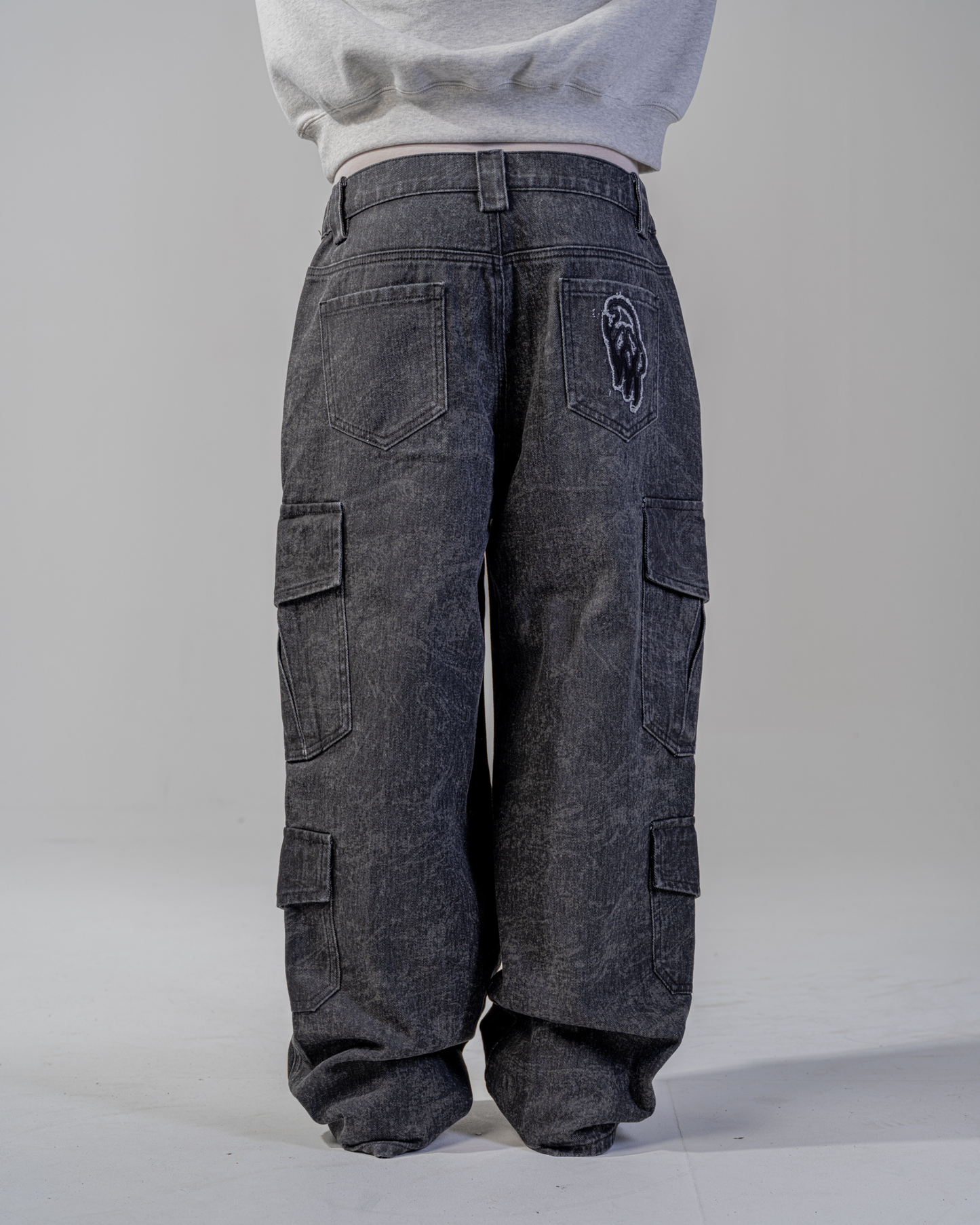 BAGGY CARGO PANTS [BLACK]