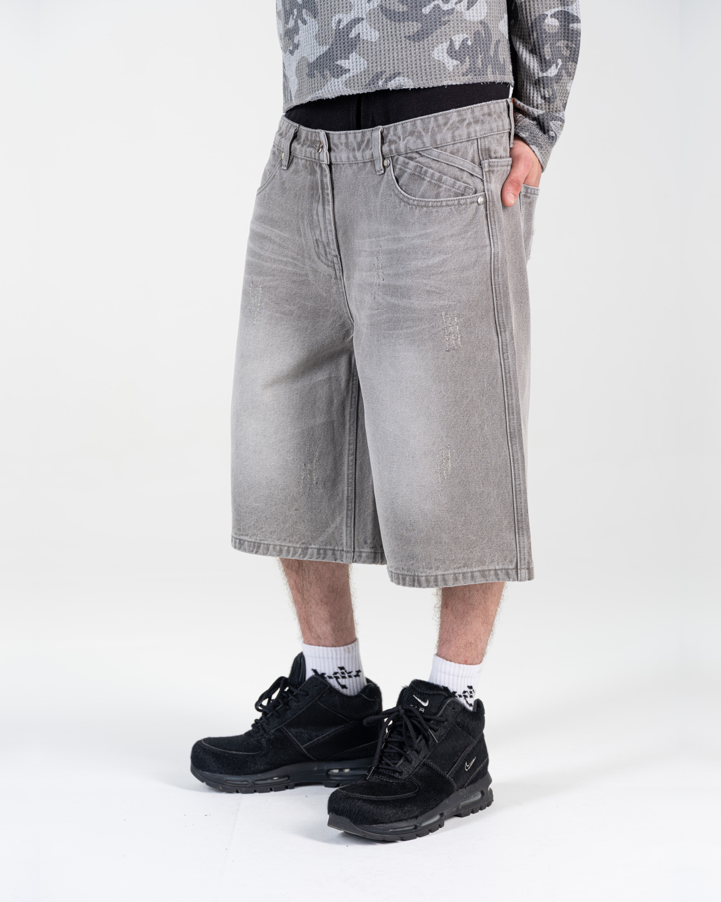 BAGGY JORTS [GRIGIO]