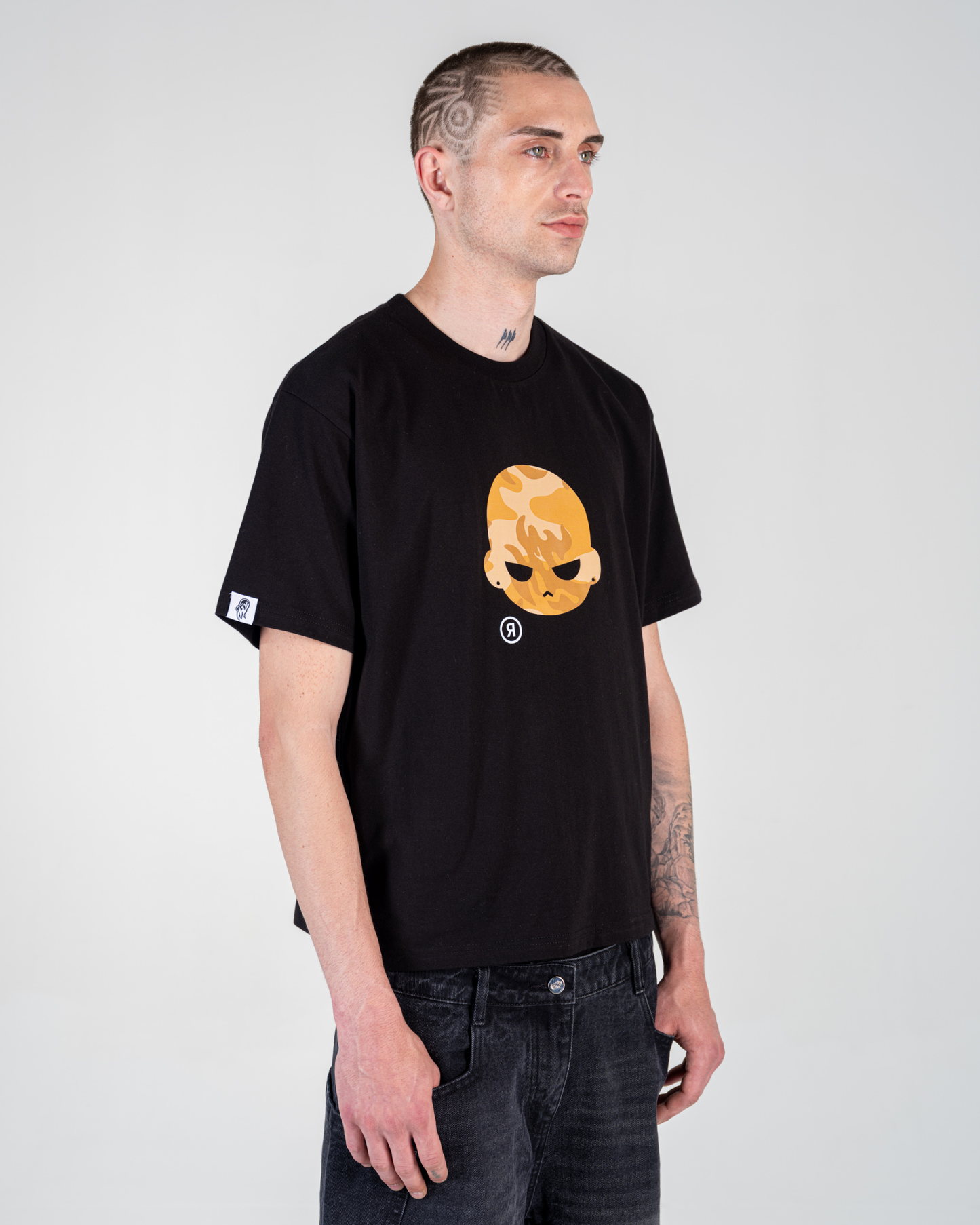 HEAD CAMO TEE [ORANGE]