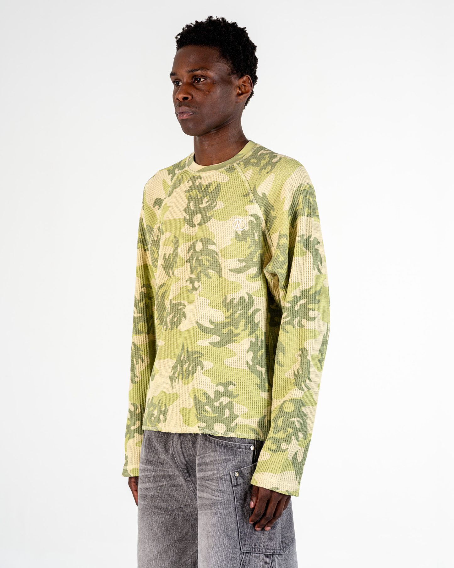 LONGSLEEVES WAFFLE CAMO [VERDE]