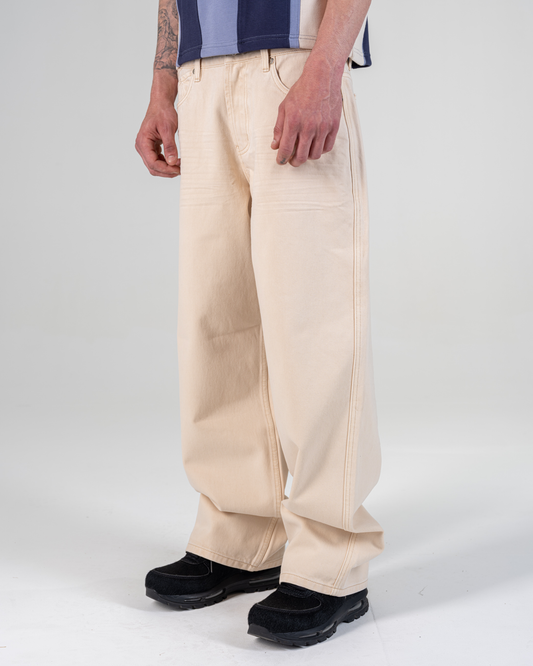 JEANS BAGGY FIT [BEIGE]