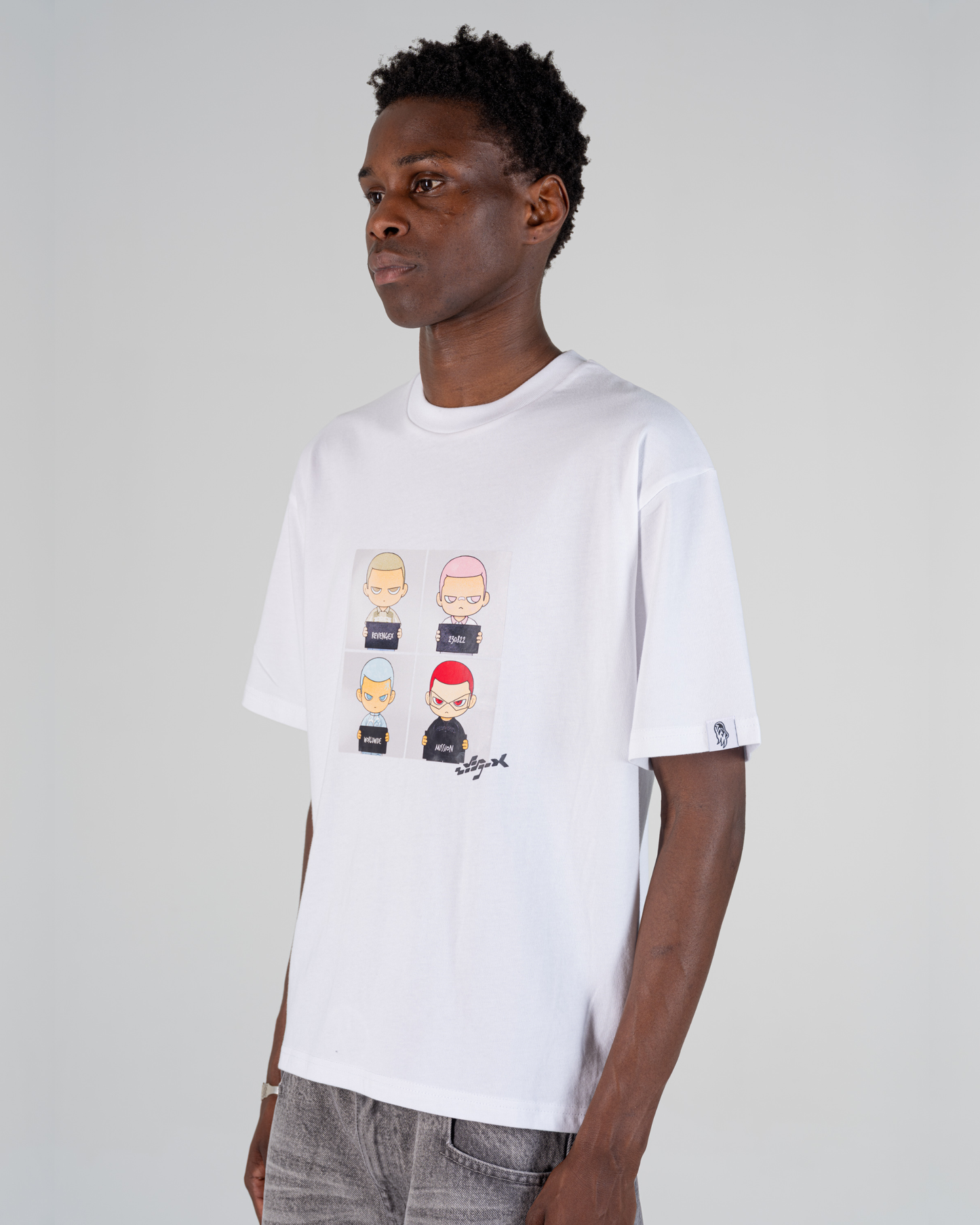 MUGSHOT TEE [BLANCO]
