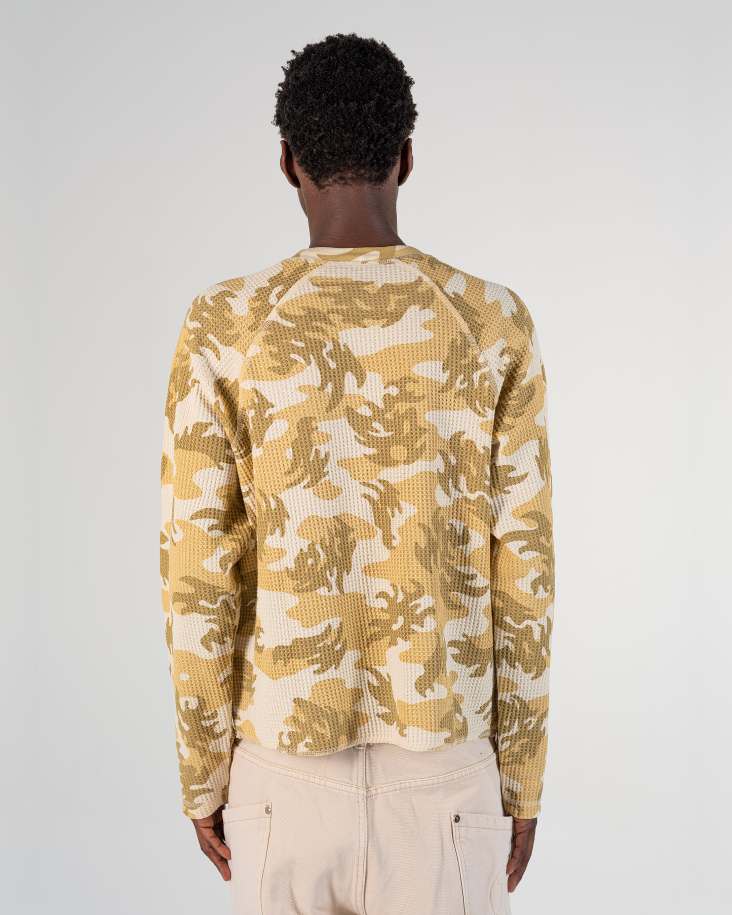 LONGSLEEVES WAFFLE CAMO [ORANGE]