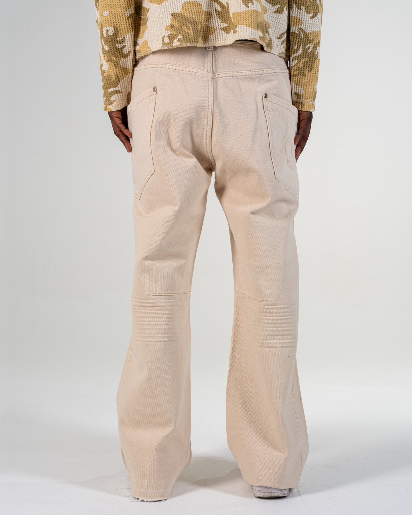 JEANS BAGGY FLARE [BEIGE]