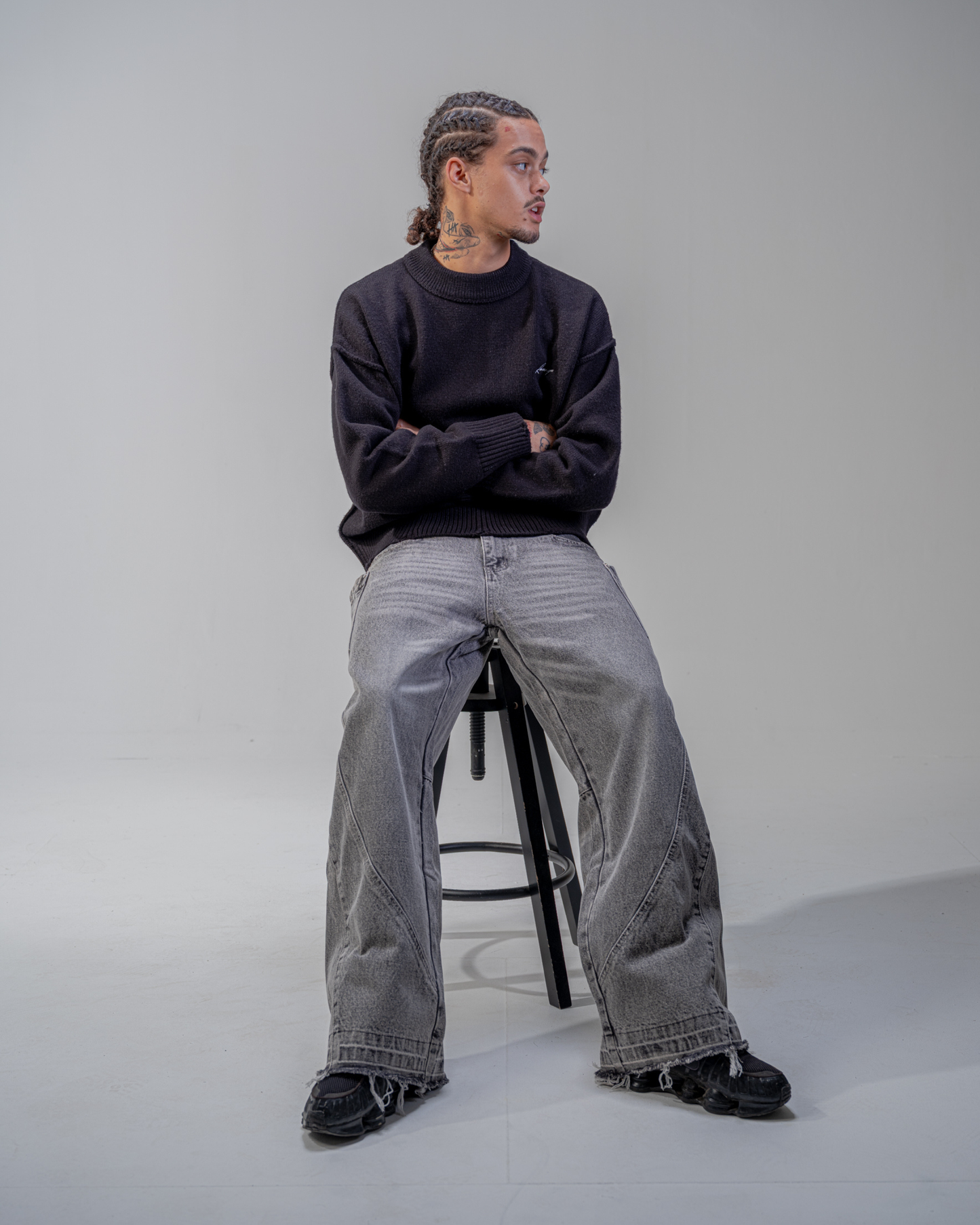 STRICKPULLOVER [SCHWARZ]