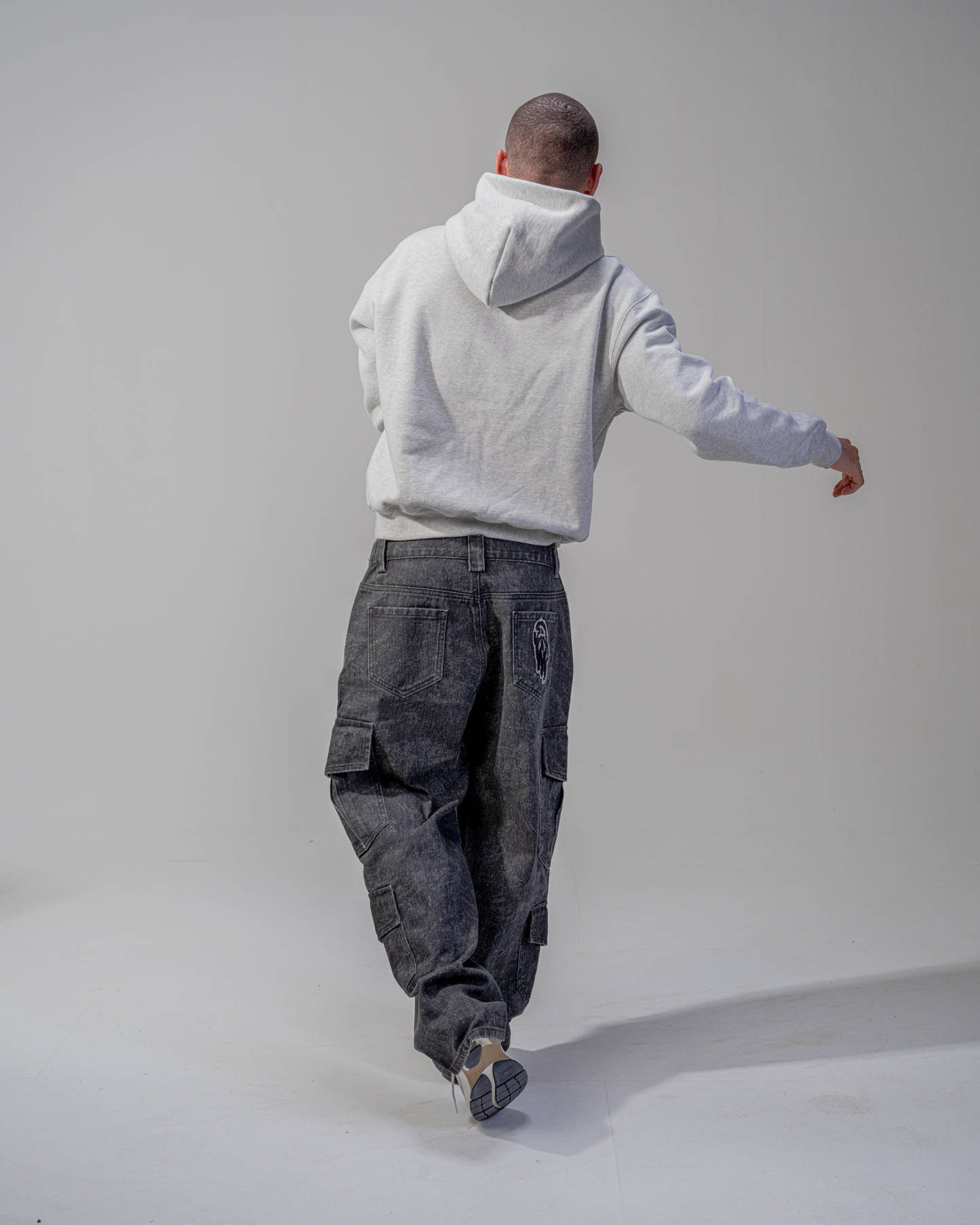 BAGGY CARGO PANTS [BLACK]