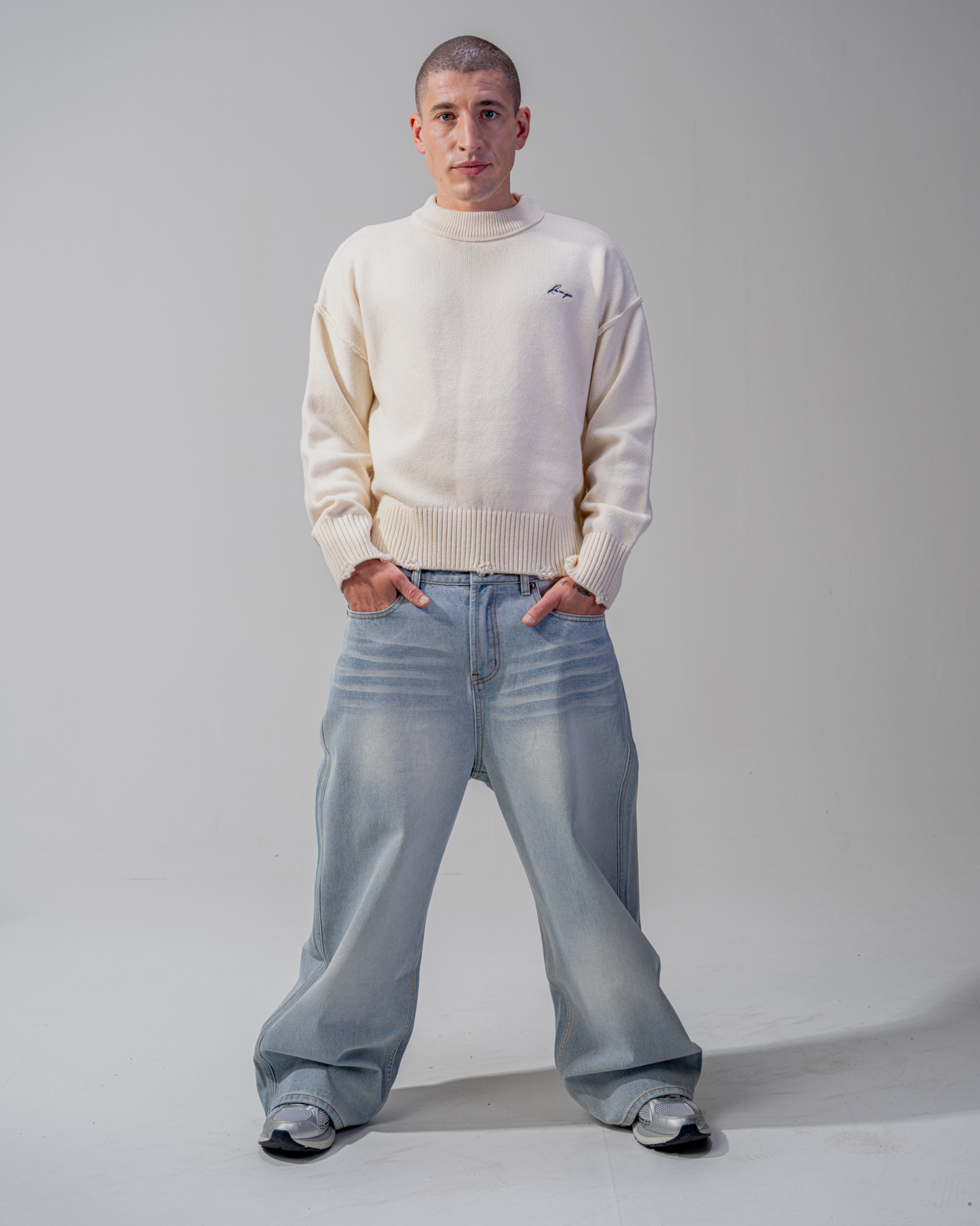 STRICKPULLOVER [BEIGE]