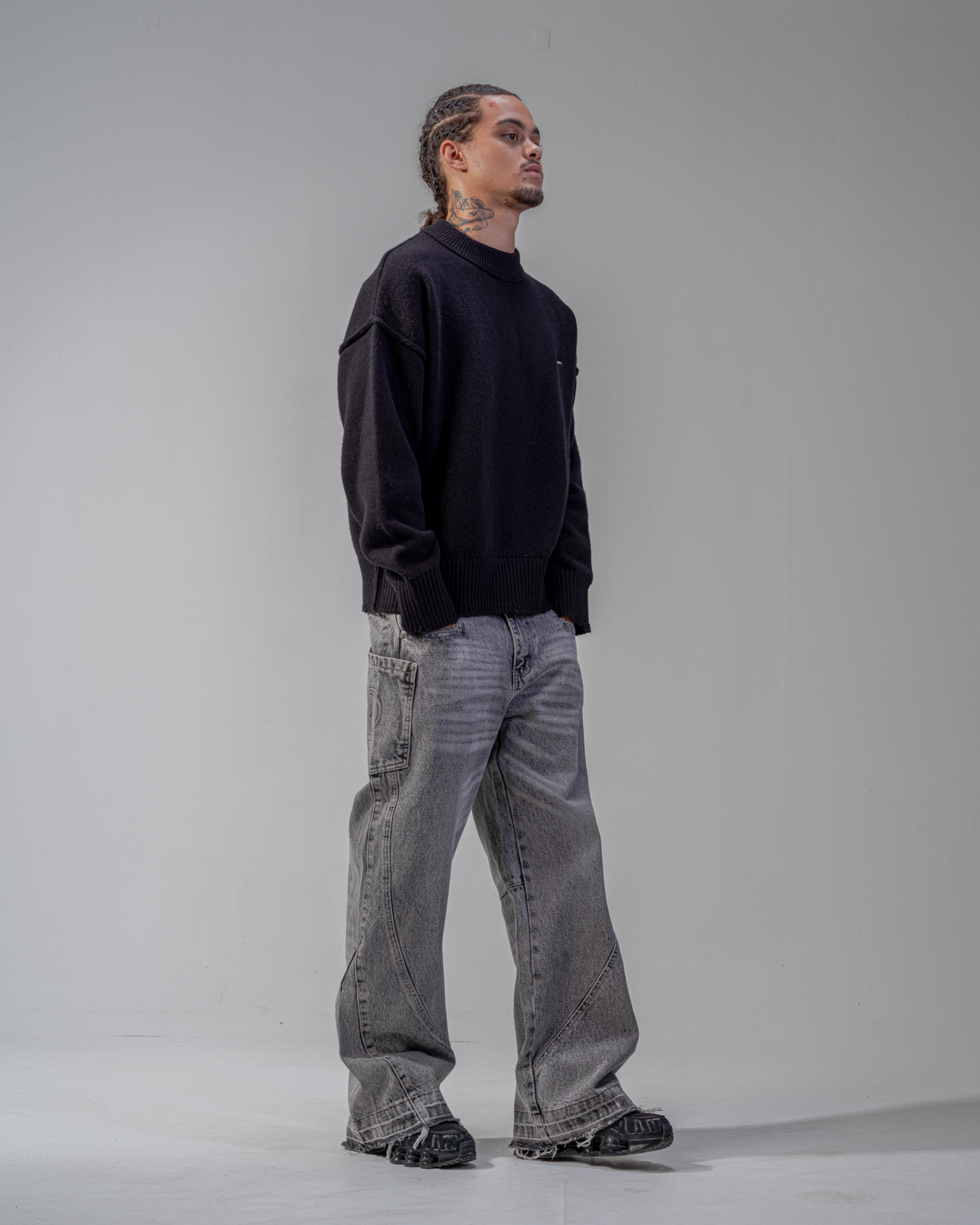 STRICKPULLOVER [SCHWARZ]