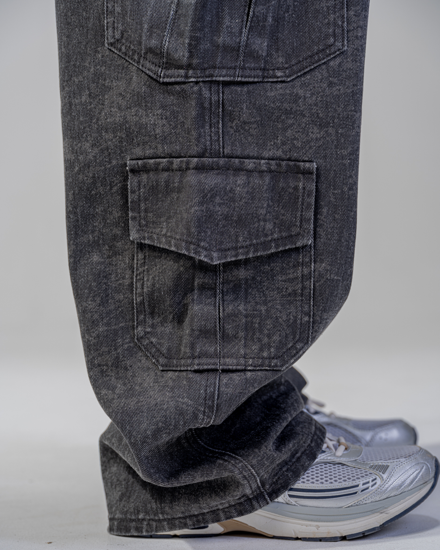 BAGGY CARGO PANTS [BLACK]
