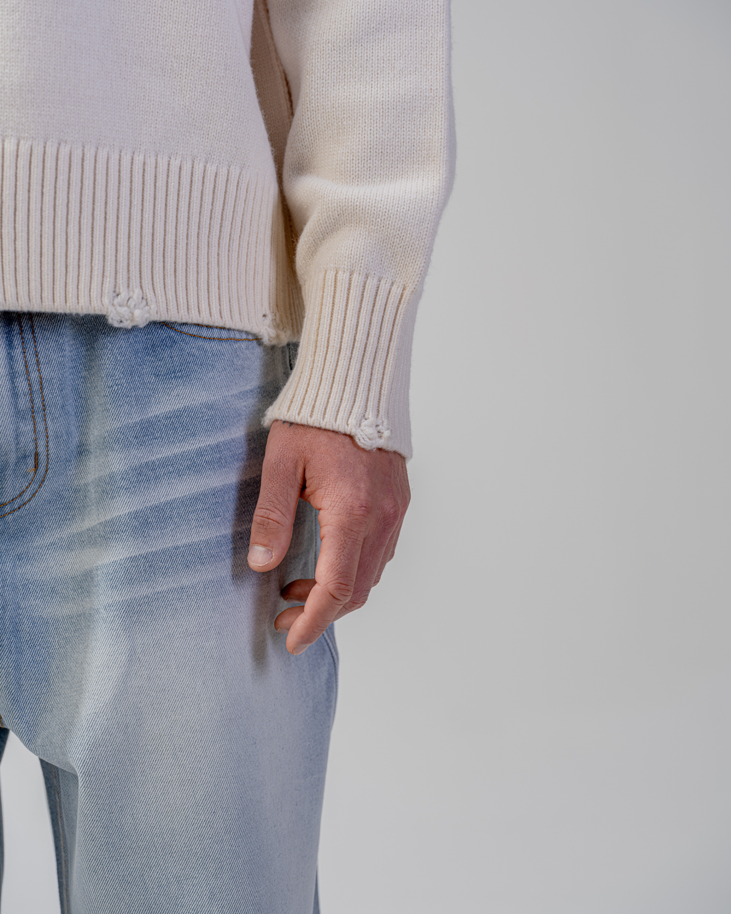 STRICKPULLOVER [BEIGE]