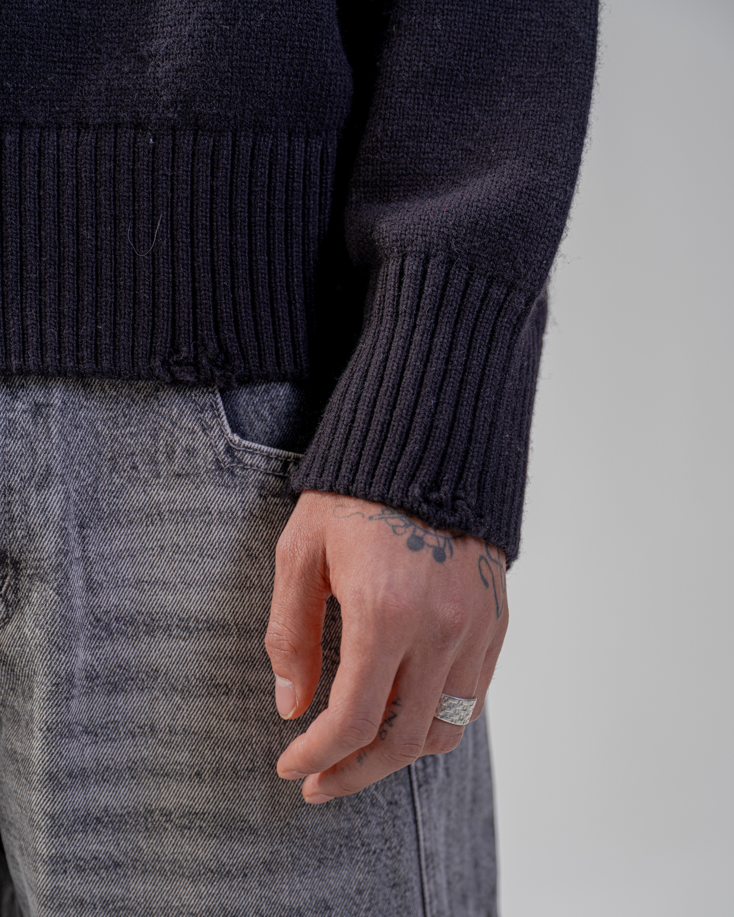 STRICKPULLOVER [SCHWARZ]