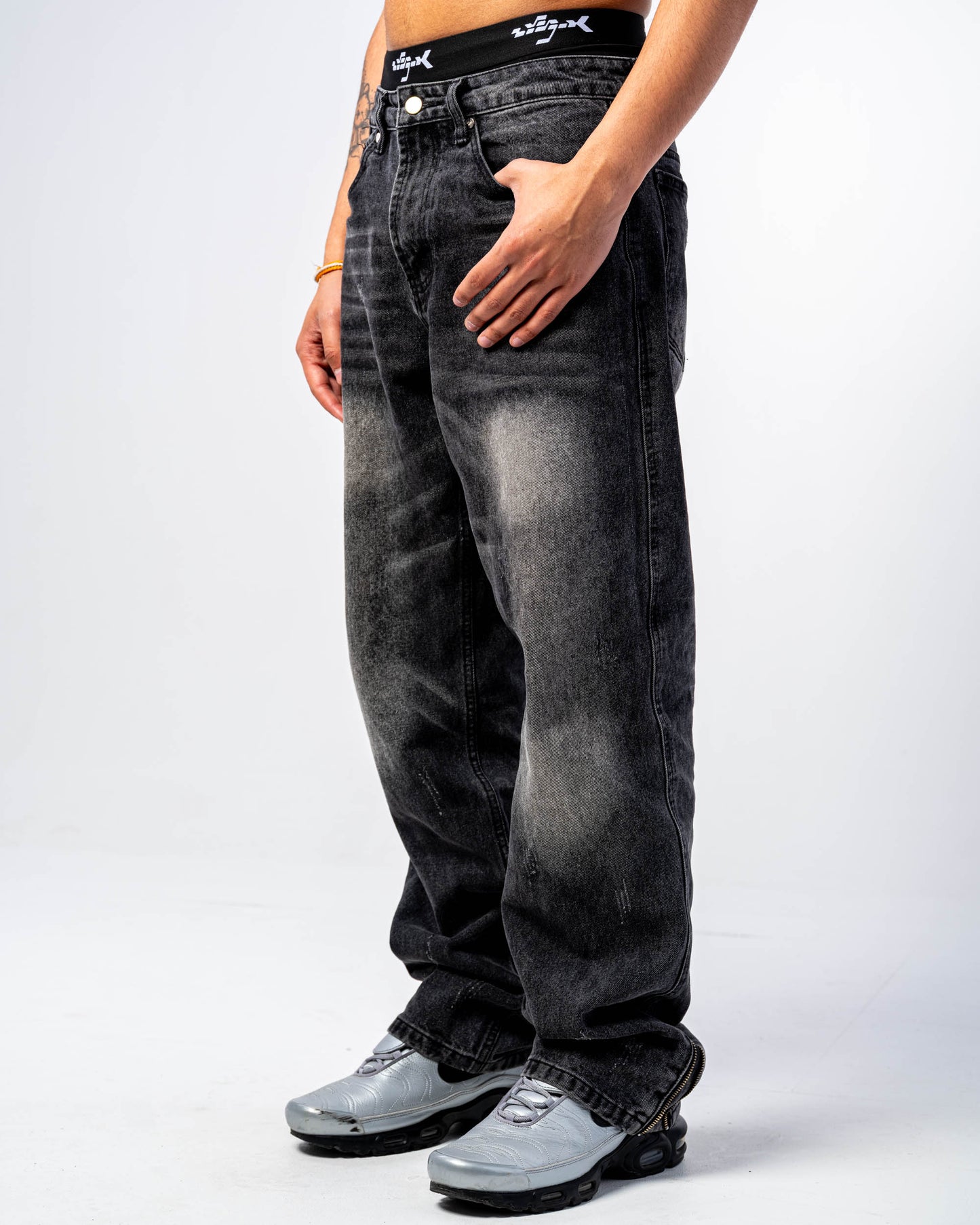 JEAN FLARE FIT ZIPPÉ