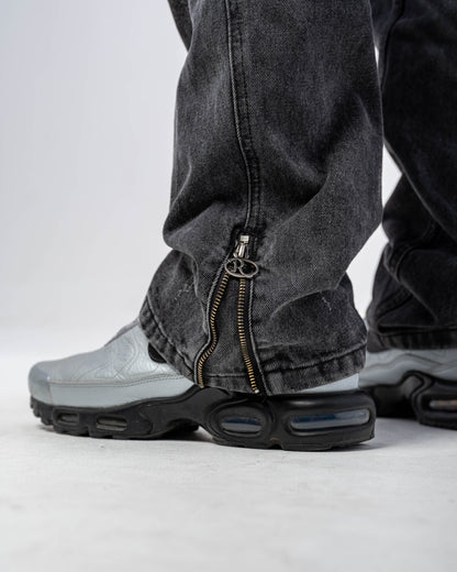 JEAN FLARE FIT ZIPPÉ