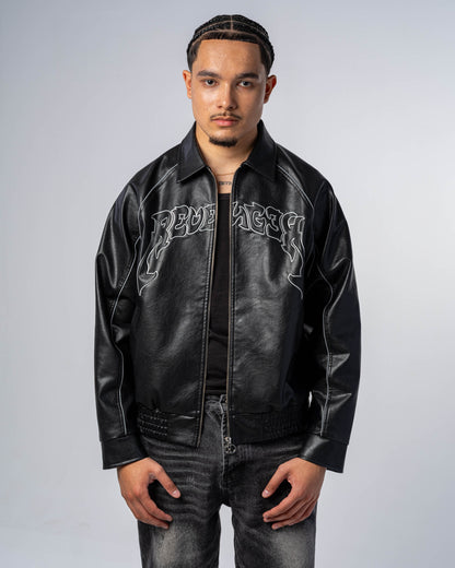 LEATHER JACKET [REFLECTIVE]