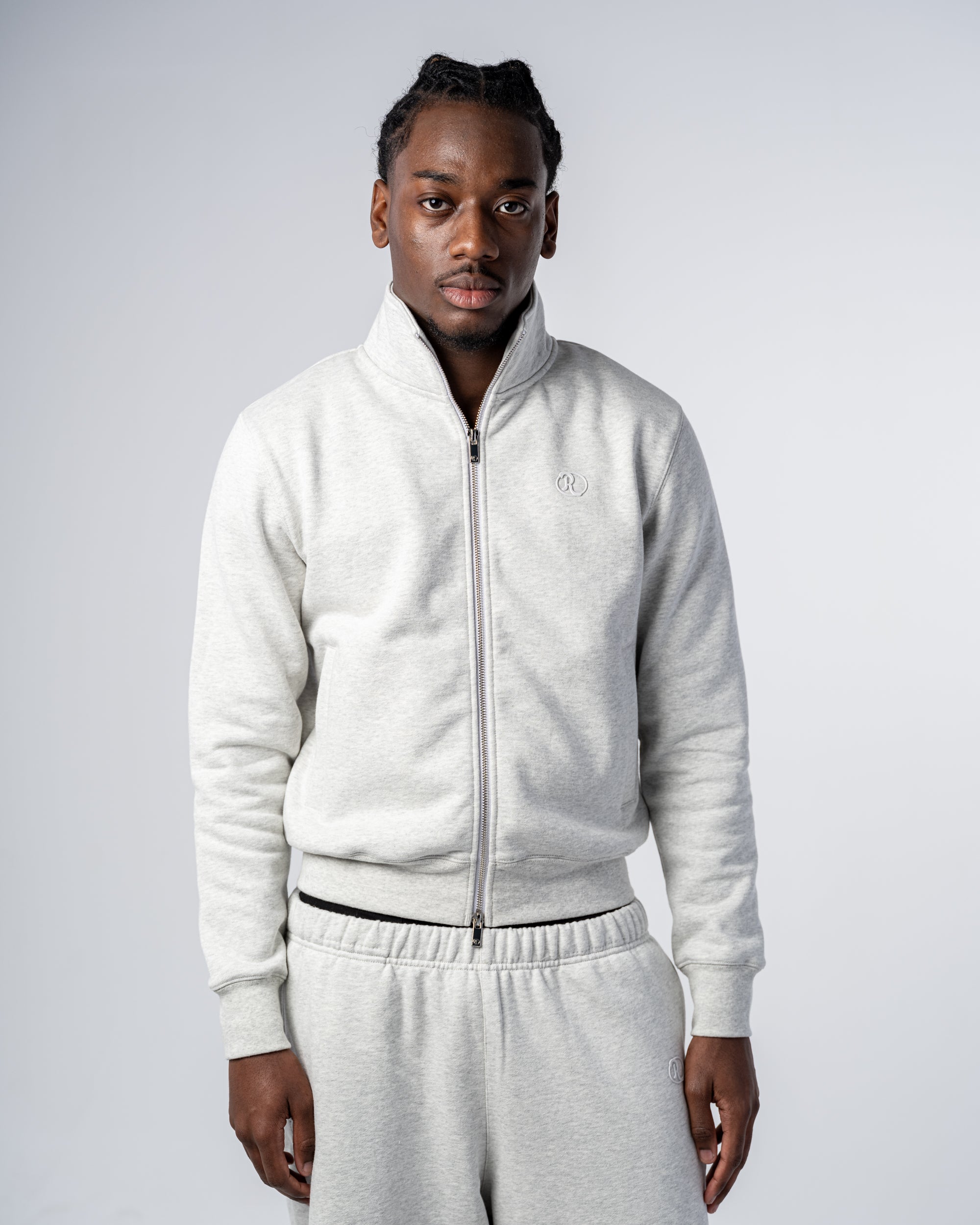 VESTE DOUBLE ZIP [GRIS]