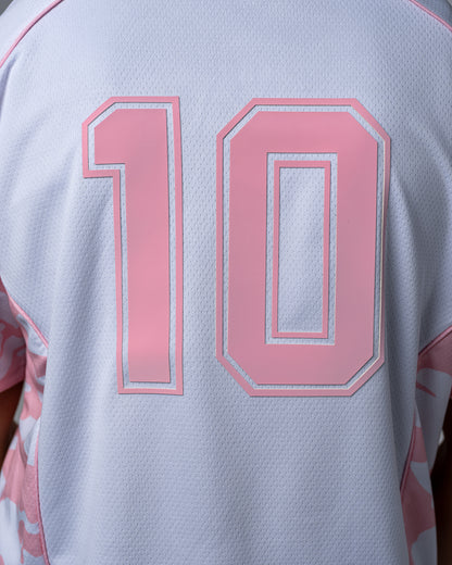 POLO CAMO EN MAILLE [ROSE]